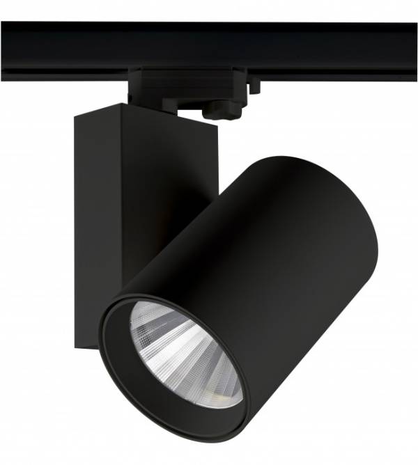 60 watt 3-fase Rail LED Spot Zwart